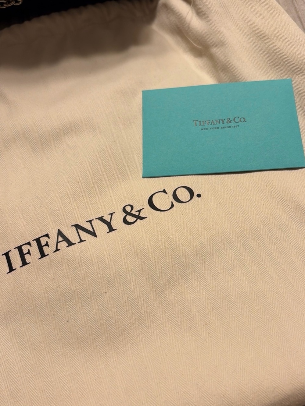 Return To Tiffany Black Leather Heart Mini Tote Bag - Picture 3 of 8